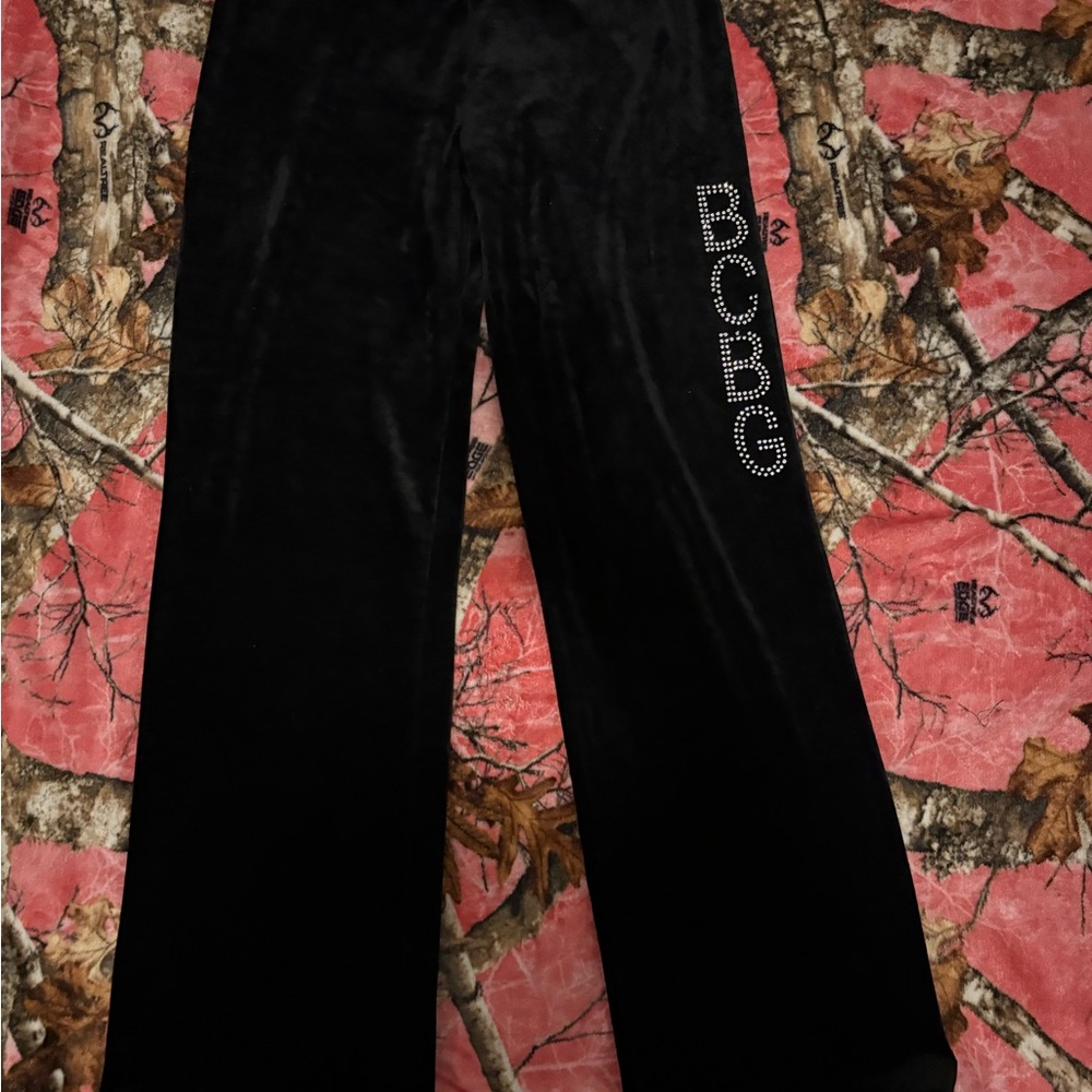 BCBG Black Velour Pants